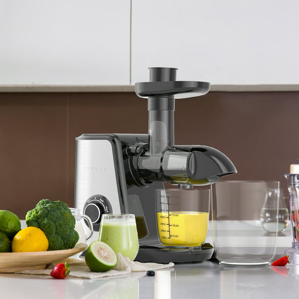 Cold Press Juicer, ORFELD Slow Masticating Juicer Extractor Easy to Clean, Reverse Function
